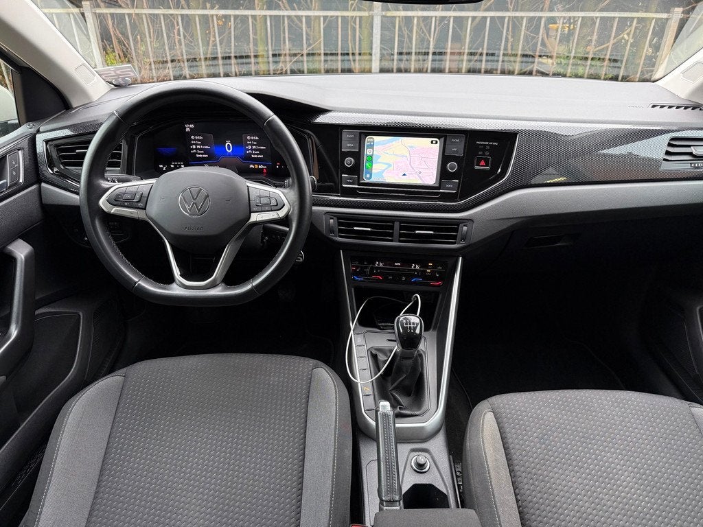 Volkswagen Polo 1.0 |CRUISE/LANE/CARPLAY/PDC/CLIMA/STOELVRW/, Auto's, Voorwielaandrijving, 1041 kg, Bedrijf, Handgeschakeld