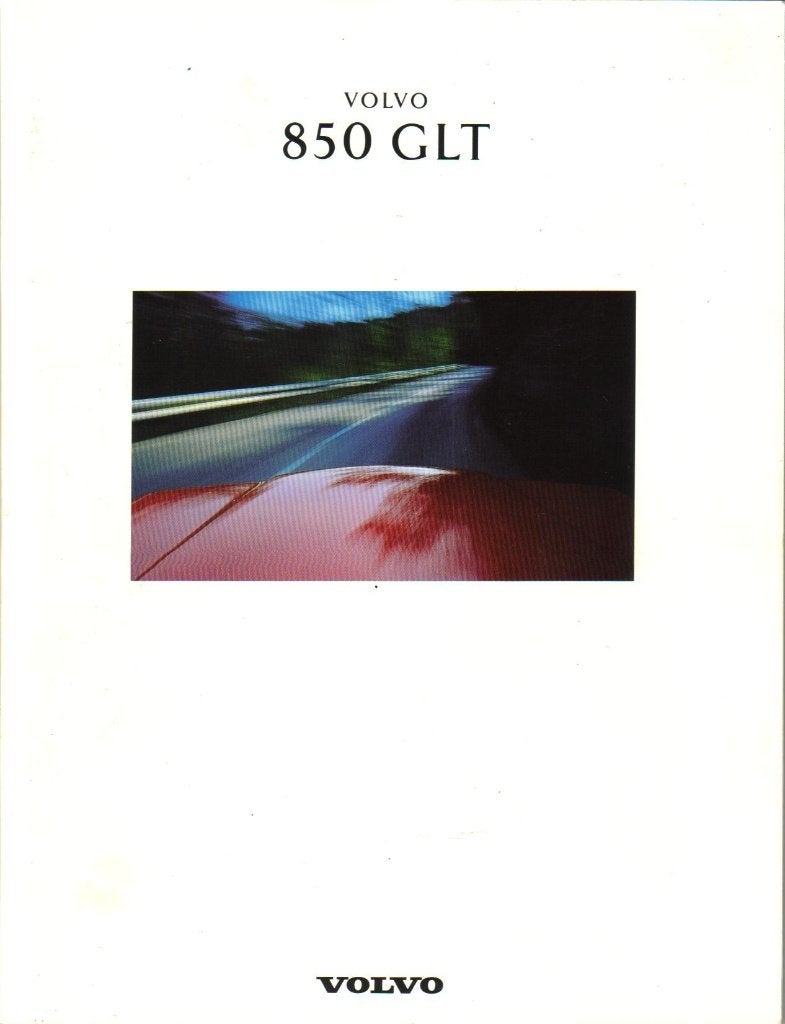 Brochure Volvo 850 GLT 1992, Ophalen of Verzenden, Gelezen, Volvo