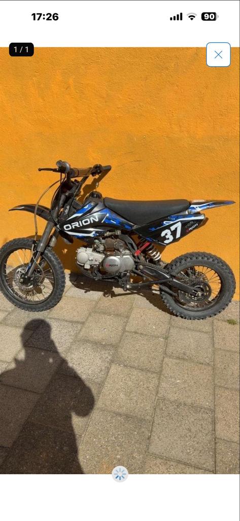 Orion 125cc Pitbike (2017), Ophalen of Verzenden, Gebruikt, Schijfrem, Pitbike