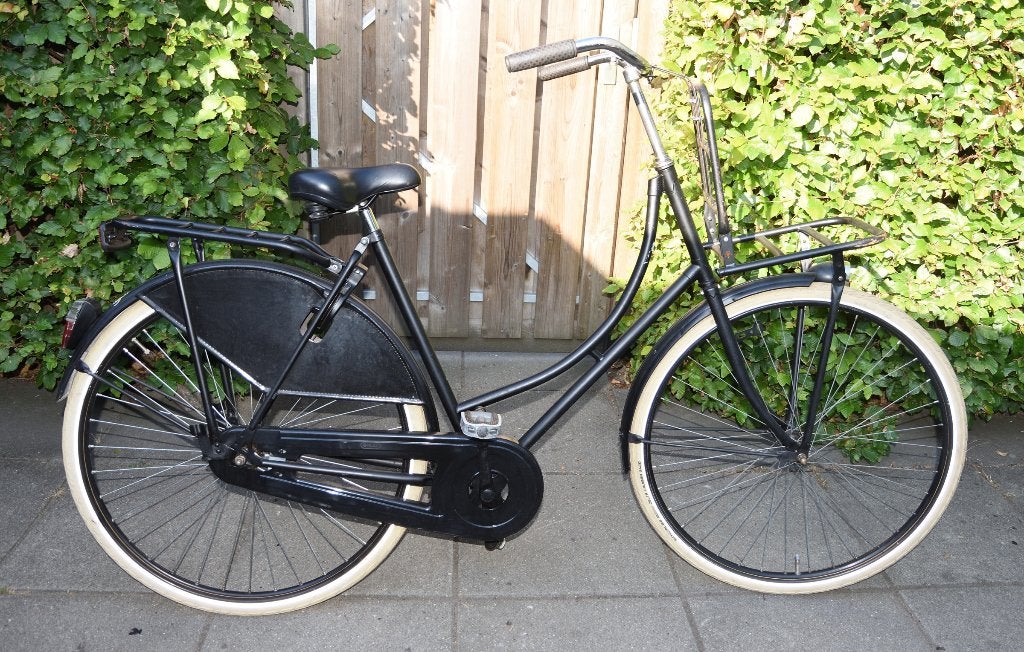 Omafiets damesfiets frame= 58cm 28 inch, Terugtraprem, 56 cm of meer, Zo goed als nieuw, Ophalen