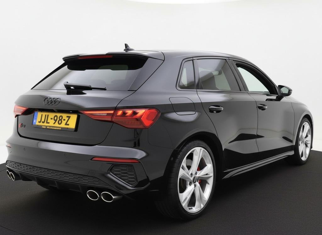 Audi S3 Sportback 2.0 TFSI S3 QUATTRO 310PK S-TRONIC S3-SPOR, Auto's, Gebruikt, 4 cilinders, Zwart, Automatische klimaatregeling