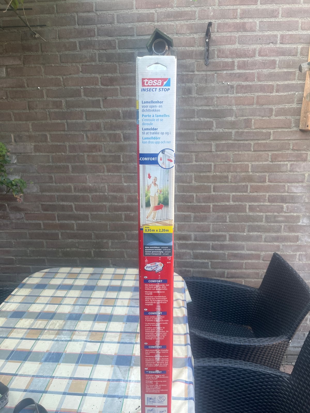 Tesa Insect Stop Lamellenhordeur - Nieuw in verpakking, Minder dan 80 cm, 215 cm of meer, Hordeur, Nieuw