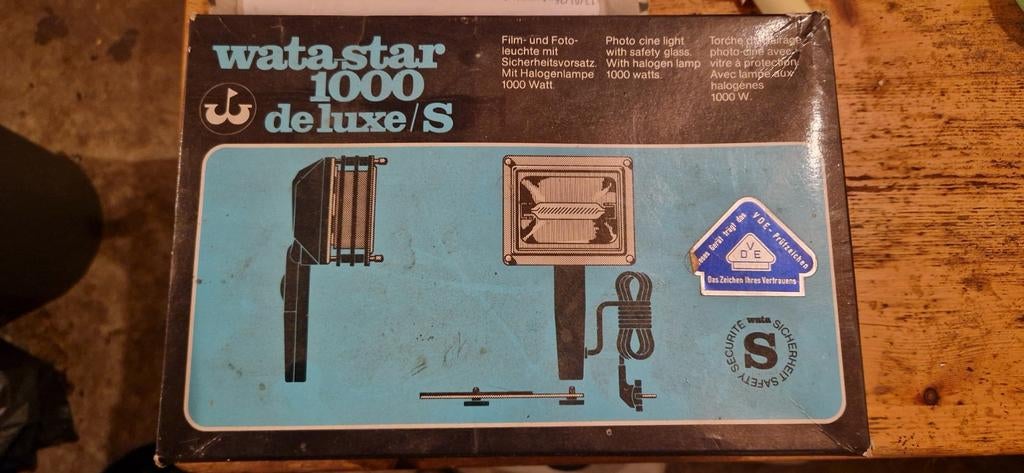 Watastar 1000 de luxe/S Filmlamp 1000W - Nieuwstaat, Audio, Tv en Foto, Fotografie | Fotostudio en Toebehoren, Ophalen of Verzenden