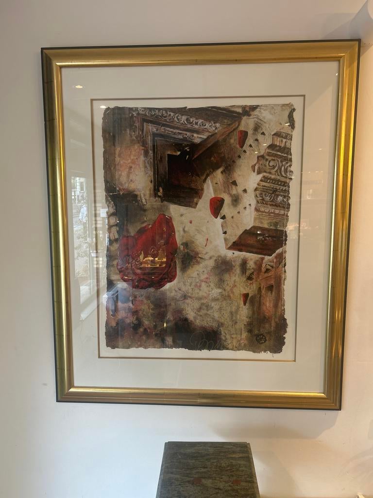 Gertie Bierenbroodspot Kunstwerk - Abstracte Compositie, Ophalen of Verzenden
