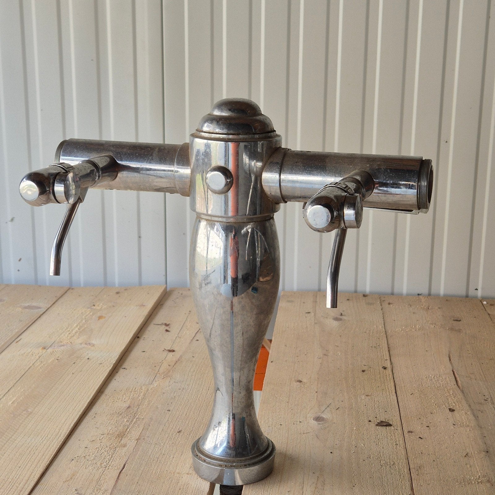 Vintage Bier Tapkraan - Chroom, Antiek en Kunst, Antiek | Overige Antiek, Ophalen