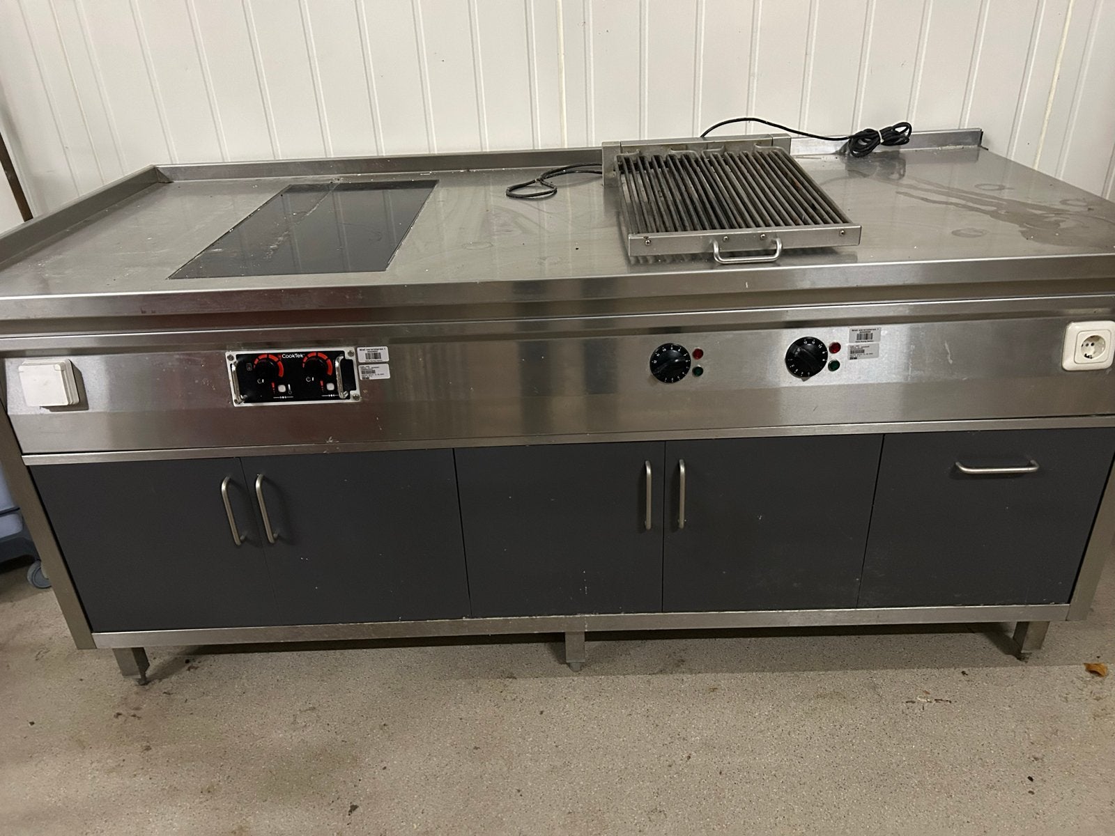 CookTek Professionele Kookunit - Inductie & Grill, Zakelijke goederen, Ophalen, Gebruikt, Fornuis, Frituur en Grillen