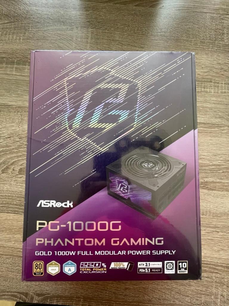 ASRock Phantom Gaming PG-1000G PC Voeding, Ophalen of Verzenden, Nieuw
