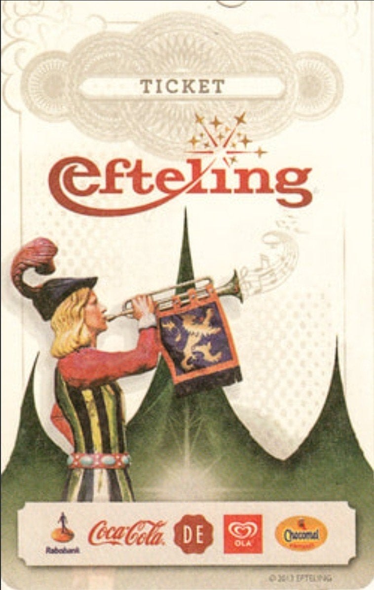 Vouchercode Efteling, Tickets en Kaartjes, Eén persoon, Ticket of Toegangskaart