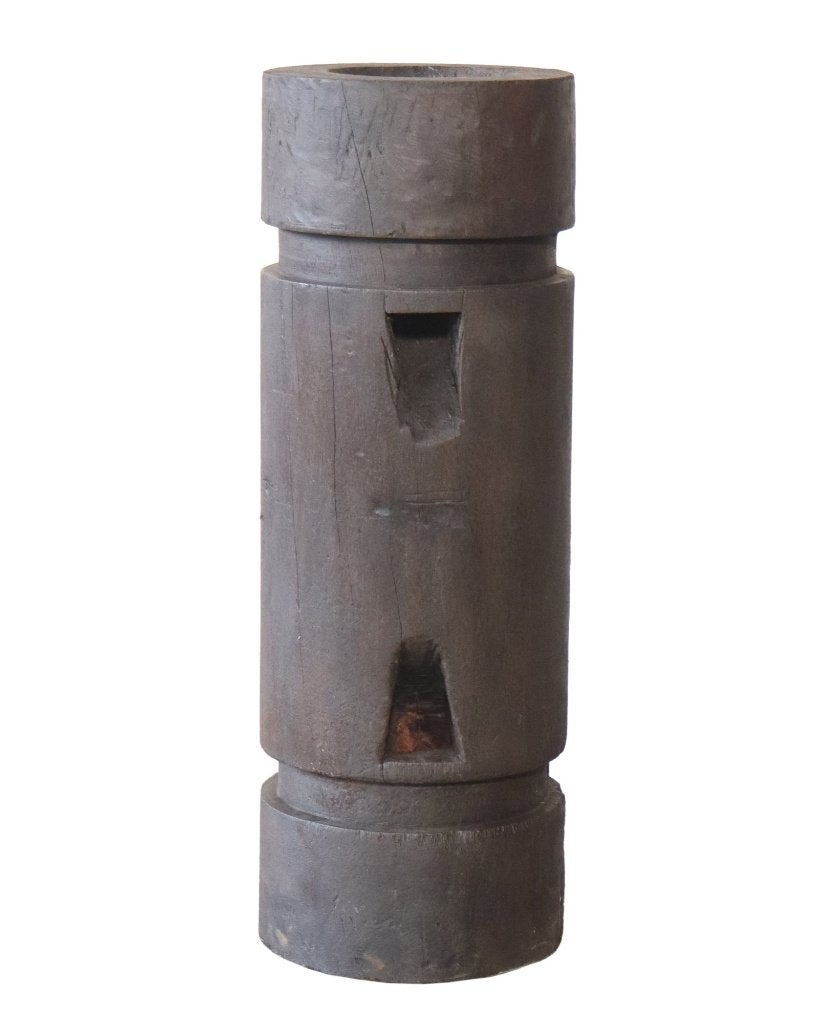 Antieke houten graanvijzel uit massief hout, Ophalen of Verzenden, Gebruikt, Hout