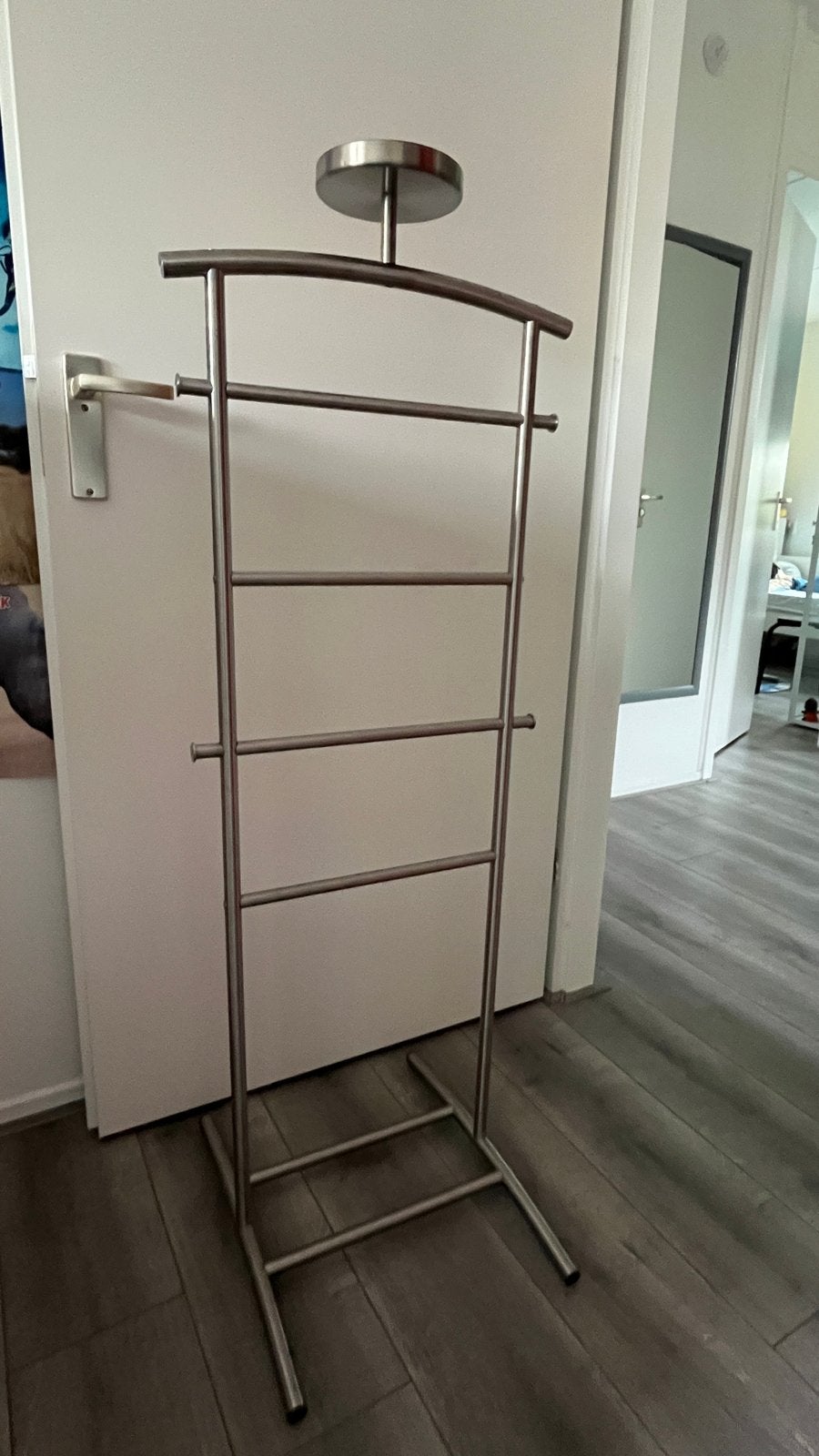 IKEA Kledingrek / Valetstandaard van RVS, Ophalen, Zo goed als nieuw