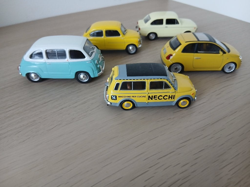 Fiat multipla,500,500 station,600 en 850 samen voor, Hobby en Vrije tijd, Ophalen, Nieuw, Auto, Overige merken