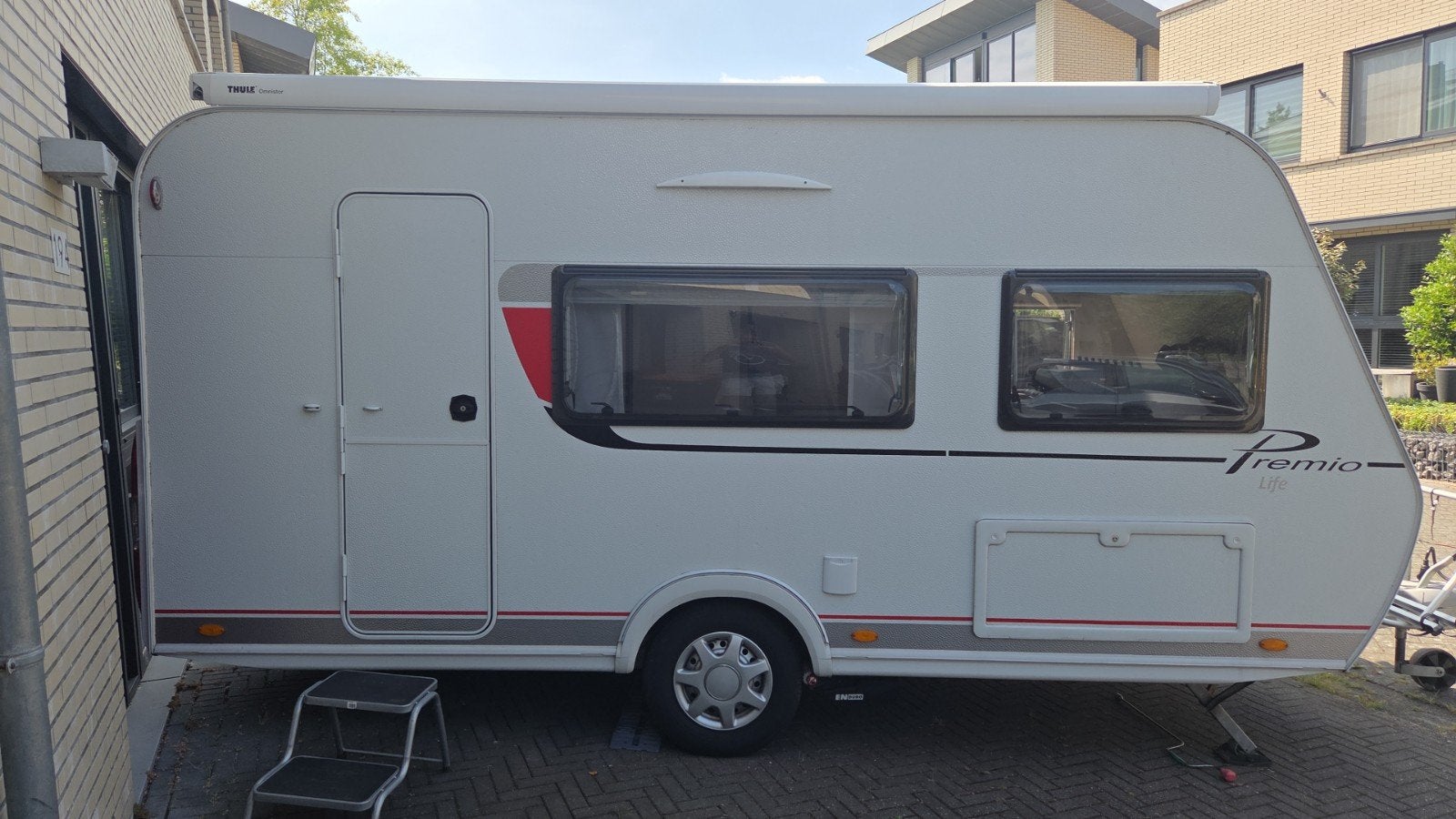 Burstner premio life 420 TS, 2021, dwarsbed, zeer compleet!!, Reservewiel, Treinzit, Particulier, 4 tot 5 meter