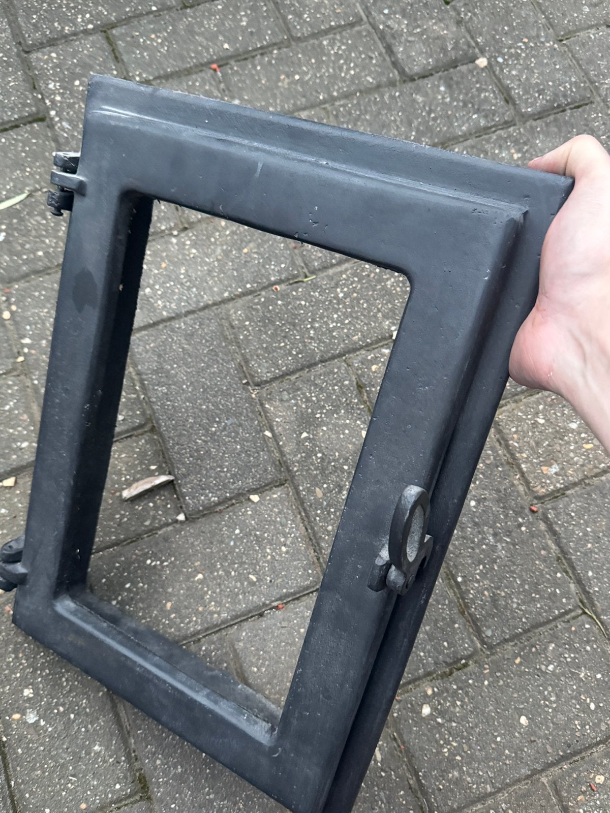 Kacheldeuren voor finoven, tegelkachel, speksteenkachel etc, Ophalen, Zo goed als nieuw, Minder dan 80 cm