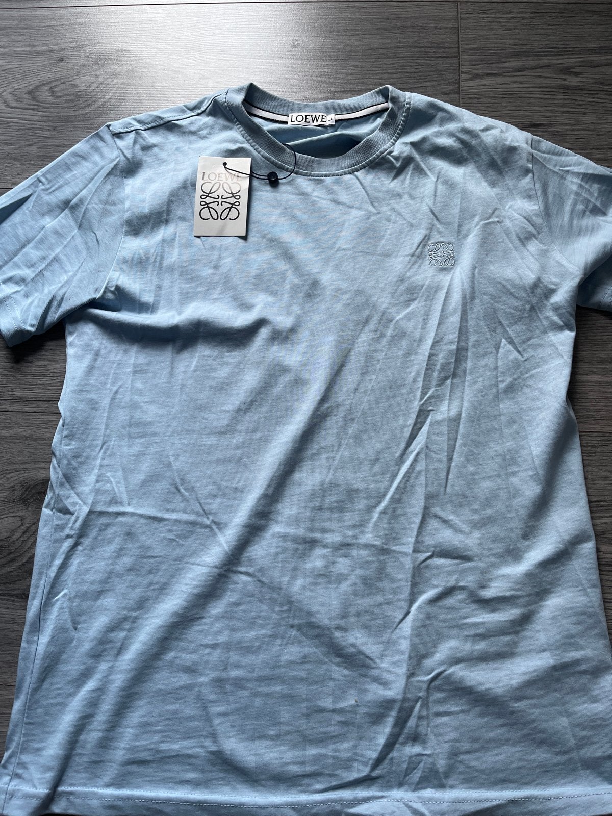 Loewe T-shirt lichtblauw maat M, Ophalen of Verzenden, Nieuw, Maat 48/50 (M), Blauw