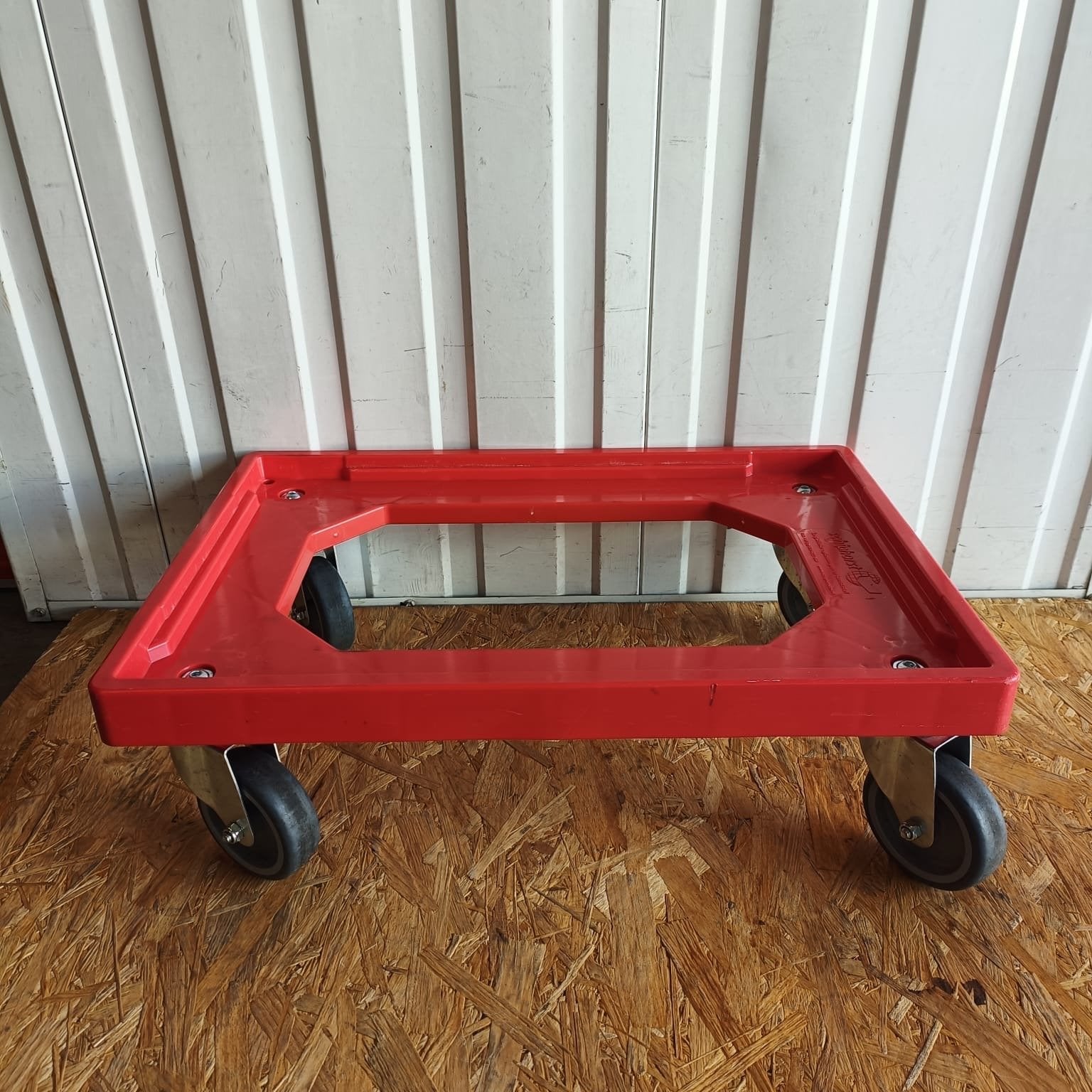 Rode transportroller / meubelroller - Schiphorst, Ophalen of Verzenden, Gebruikt, Transportkar