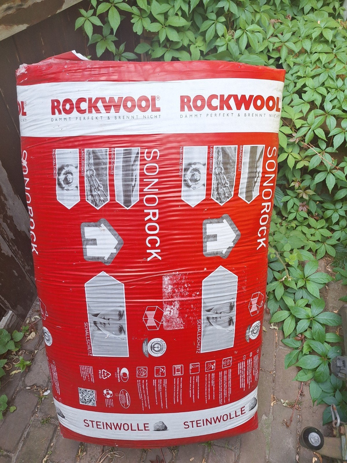 Rockwool RockSono 120 mm wol.  Ca. 30~35 pakken / 75 m^2, Ophalen, 12 cm of meer, Nieuw, Steenwol