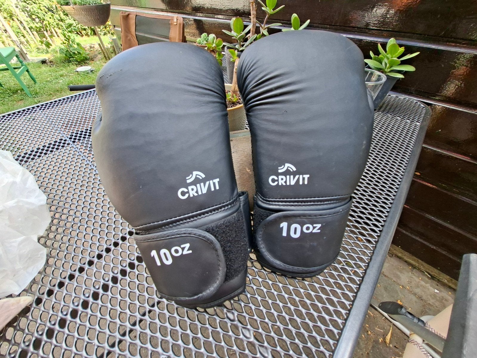 Crivit Boks zak en bokshandschoenen 10 oz - Zo goed als nieu, Ophalen, Zo goed als nieuw, Bokszak