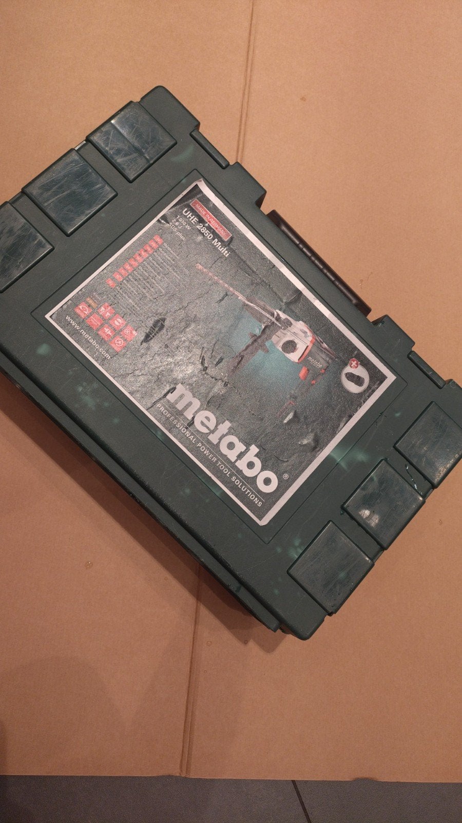 Lege Metabo koffer voor UHE 2850 Multi, Ophalen of Verzenden, Gebruikt