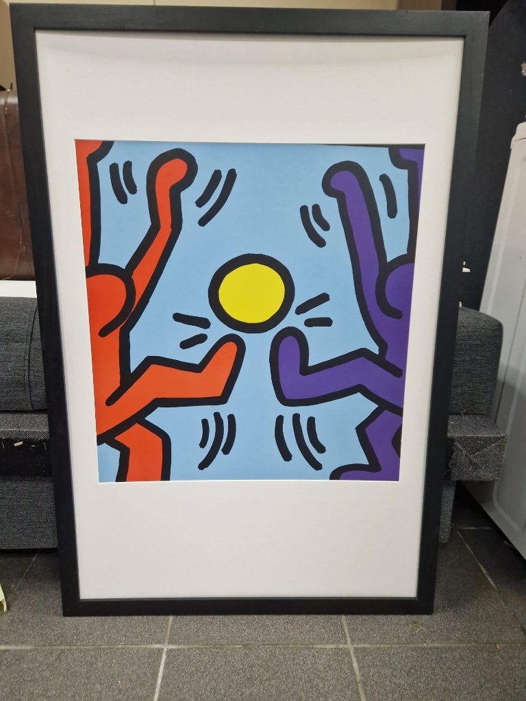 Keith Haring, Ophalen of Verzenden, 75 – 100, 50 tot 75 cm, Print