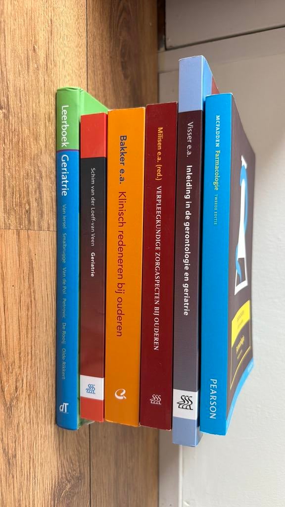 Boeken geriatrie/ ouderenzorg, Boeken, Studieboeken en Cursussen, Ophalen of Verzenden, Beta, Zo goed als nieuw