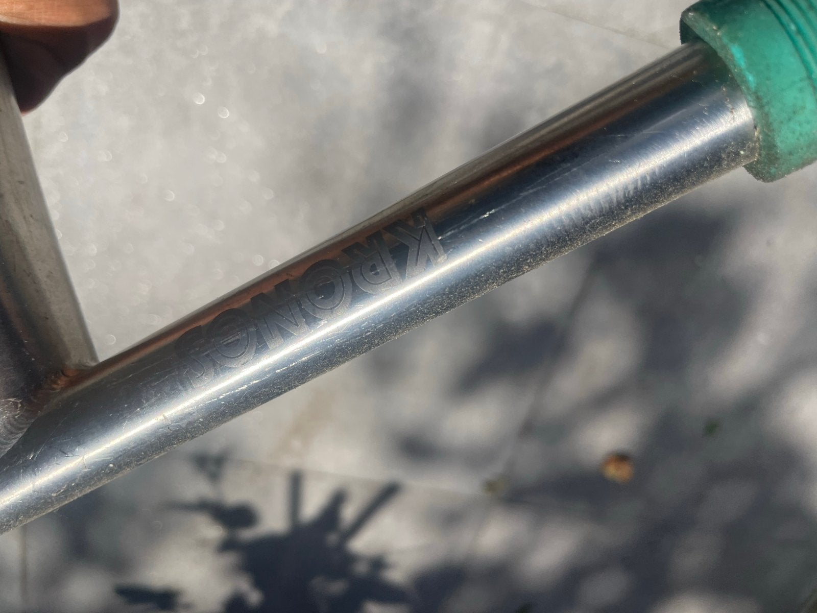 Custom stuntstep: Core deck, titanium bar, goede wielen, Fietsen en Brommers, Steps, Ophalen, Gebruikt, Overige typen