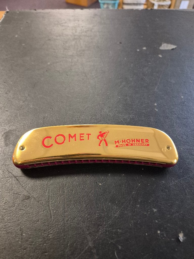 Mondharmonica Hohner Comet, Gebruukt Gerei, C-mondharmonica, Ophalen of Verzenden, Zo goed als nieuw