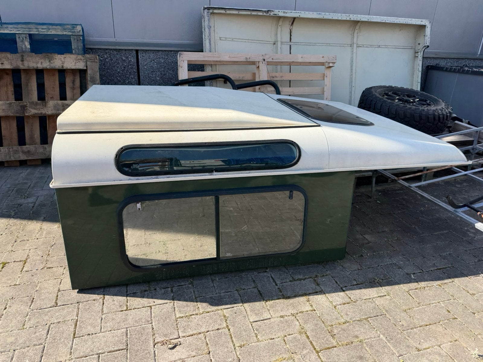 Hardtop land rover defender 90 td5, Ophalen, Gebruikt, Voor, Spatbord
