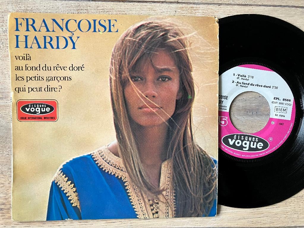 Francoise Hardy., Gebruikt, 7 inch, Pop, EP