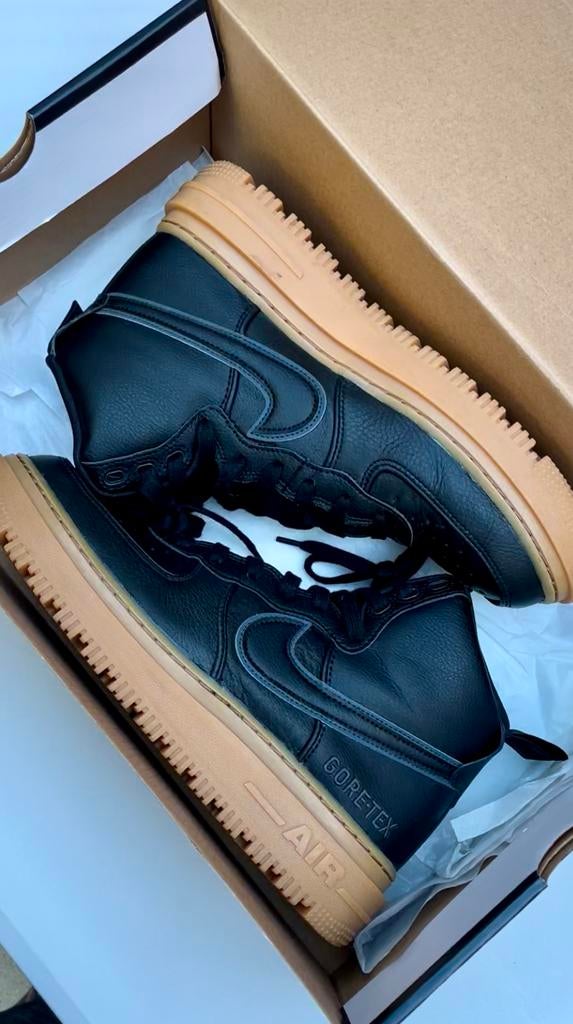 NIKE AIR FORCE 1 GORE-TEX BOOT, Zwart, Ophalen of Verzenden, Sneakers of Gympen, Zo goed als nieuw