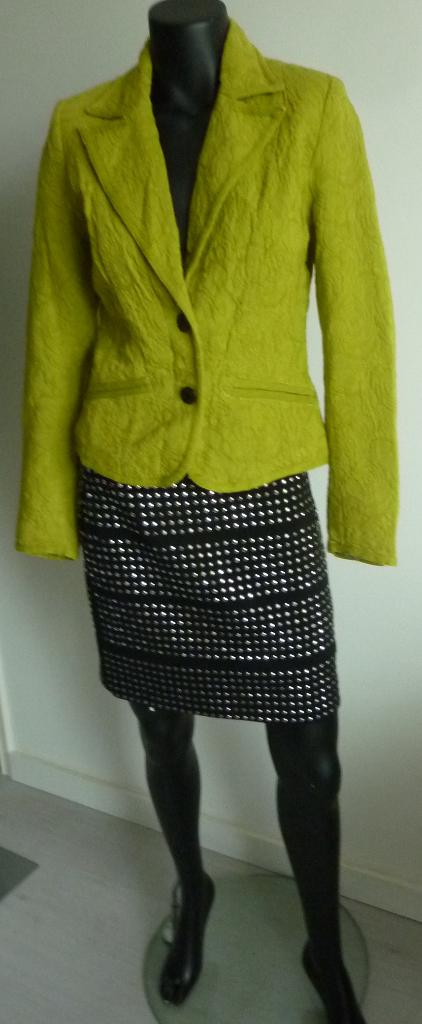 Ambiente Rok met Studs, Kleding | Dames, Rokken, Nieuw, Maat 38/40 (M), Zwart, Boven de knie, Ophalen of Verzenden