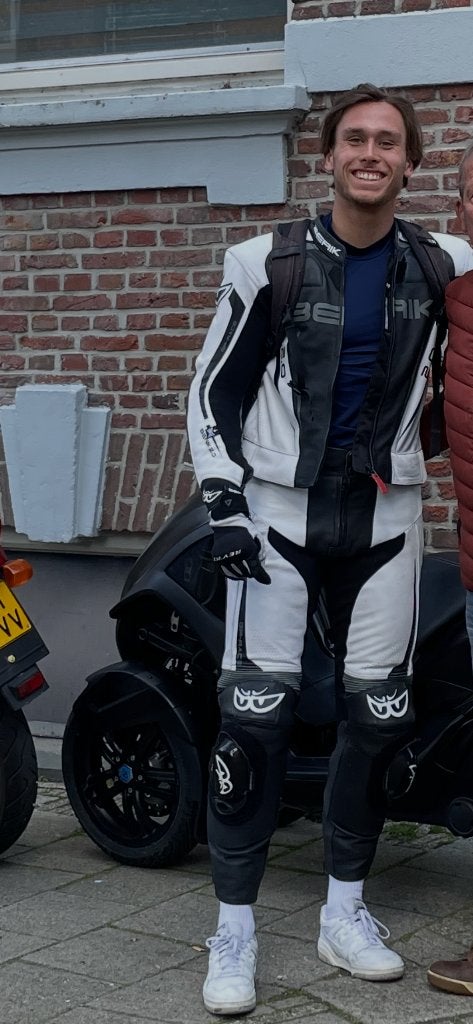 Te koop: paar keer gedragen Berik 2-delig motorpak – Maat 50, Ophalen, Berik, Tweedehands, Heren