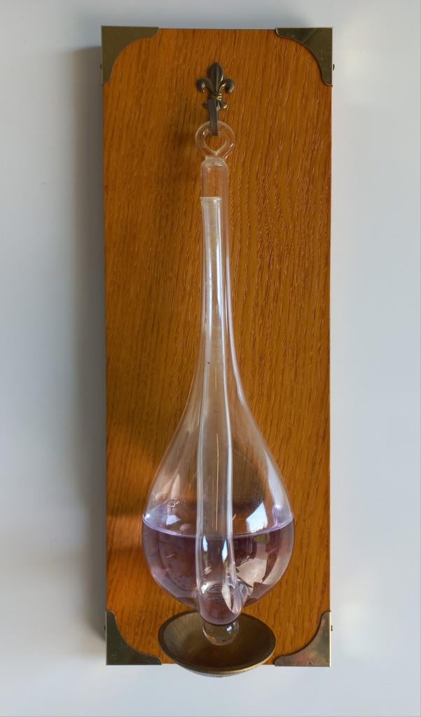 Decoratieve Waterbarometer - 35 cm hoog, Ophalen of Verzenden, Gebruikt, Barometer