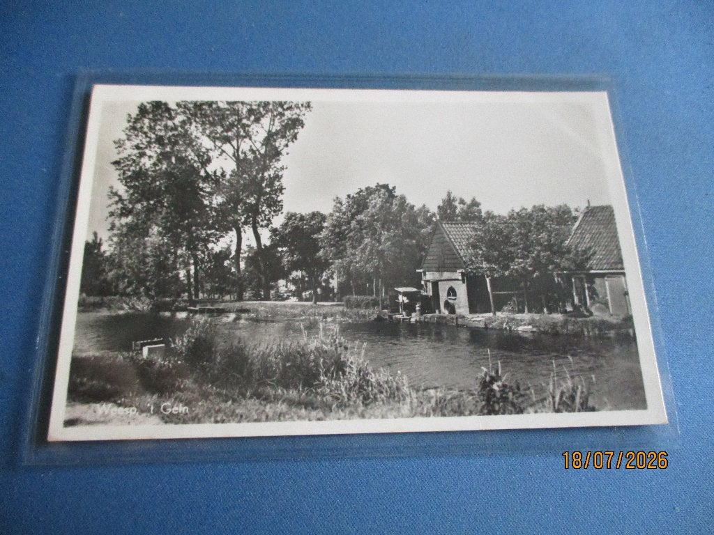 Weesp (1958), Verzamelen, Ansichtkaarten | Nederland, Ophalen of Verzenden, Voor 1920, Gelopen, Utrecht