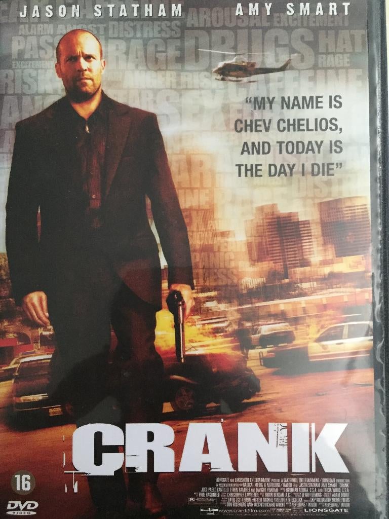 Crank, Cd's en Dvd's, Dvd's | Actie, Zo goed als nieuw, Actie, Vanaf 16 jaar, Ophalen of Verzenden