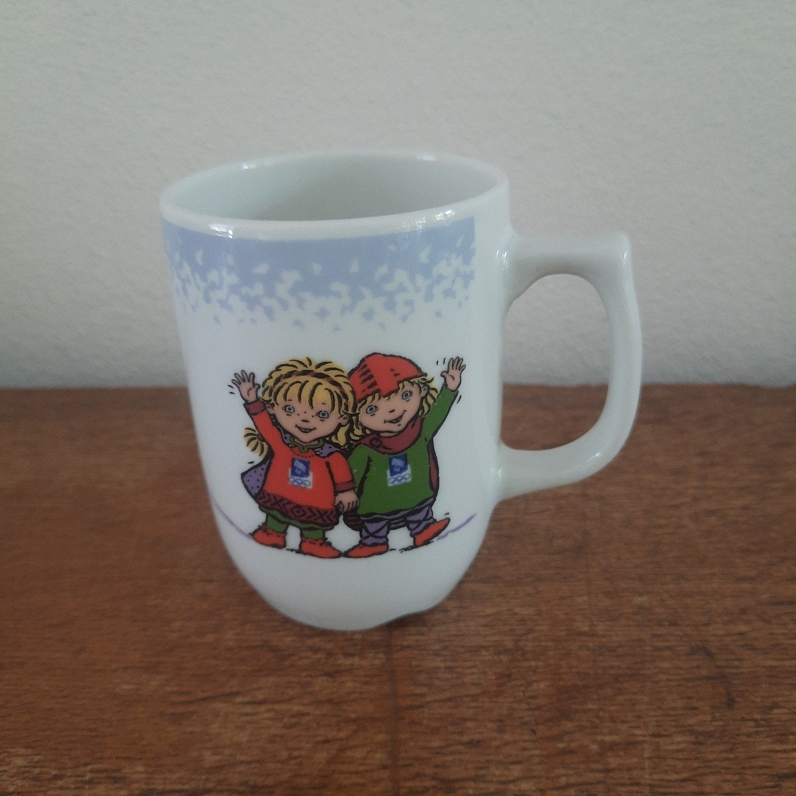 Olympische spelen Lillehammer 1994 Porsgrund beker KWADRAAT, Ophalen of Verzenden, Zo goed als nieuw, Overige typen