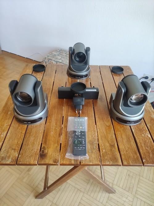 3x PTZOPTICS FULLHD 3GSDI OBS LIVE STREAMING PTZ IP CAMERAS, Verzenden, Zo goed als nieuw