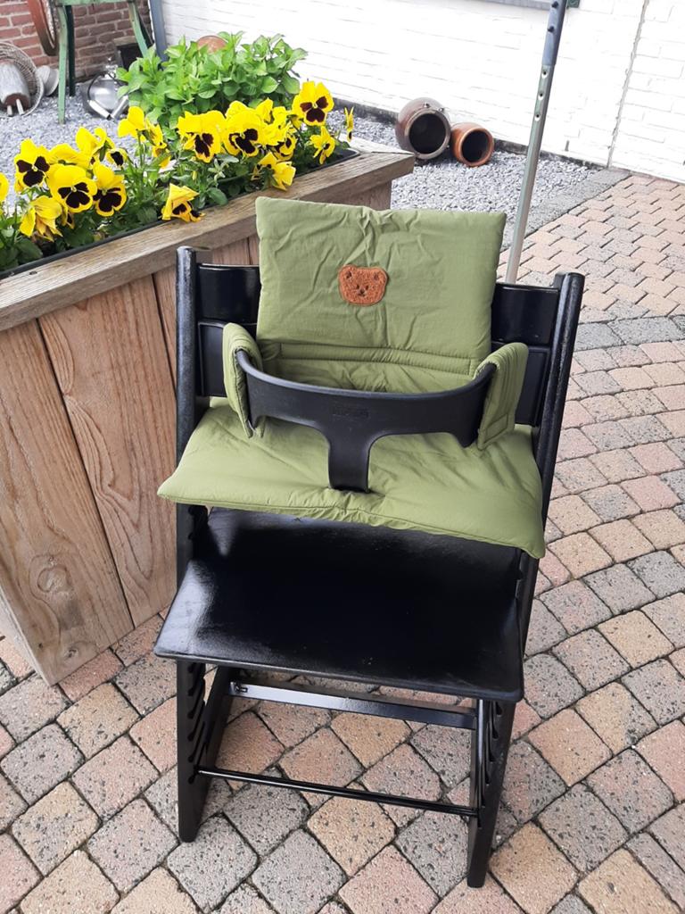Stokke Tripp Trapp Meegroeistoel Zwart., Kinderen en Baby's, Kinderstoelen, Ophalen, Zo goed als nieuw, Meegroeistoel