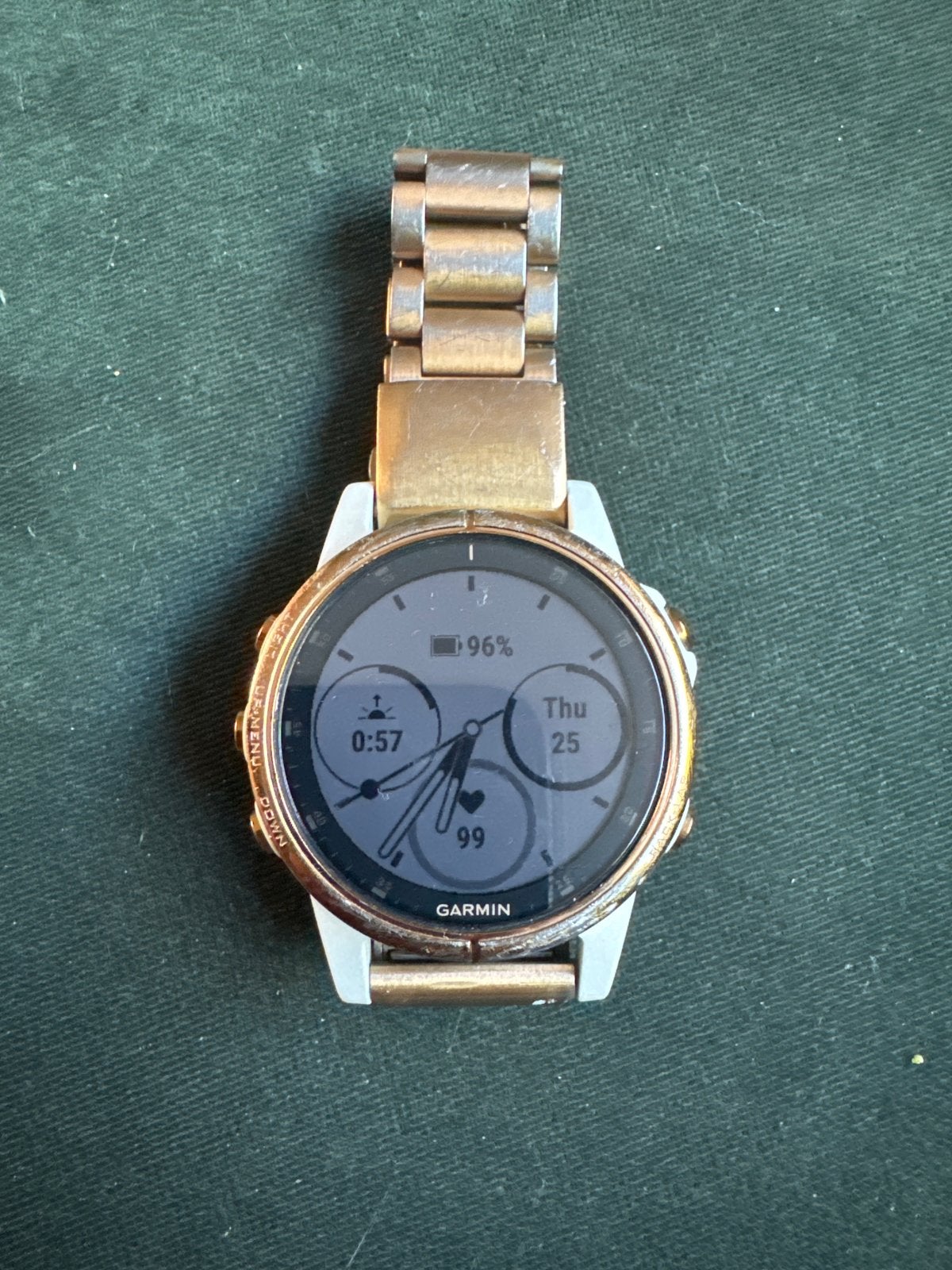 Garmin Fenix 5S Plus - GPS Smartwatch, Ophalen of Verzenden, Waterdicht, Afstand, Gebruikt