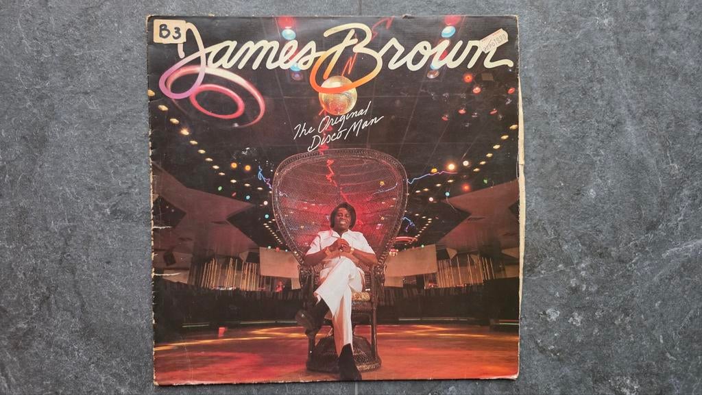 James Brown - The Original Disco Man LP (1979), Ophalen of Verzenden, 1970 - 1979, Gebruikt, 12 inch