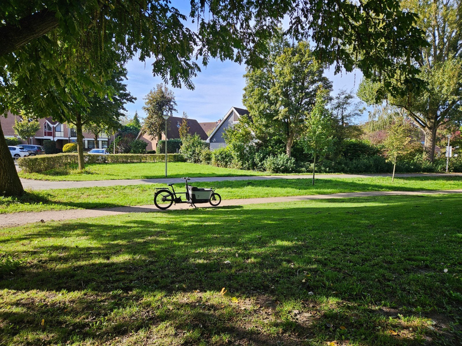 Carqon Bakfiets - Goed onderhouden., Fietsen en Brommers, Gebruikt, Elektrisch, 2 kinderen, Schijfrem