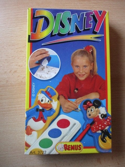 Disney knutseldoosje  Gips gieten met Donald en Minnie Remus, Ophalen of Verzenden, Overige figuren, Nieuw, Beeldje of Figuurtje