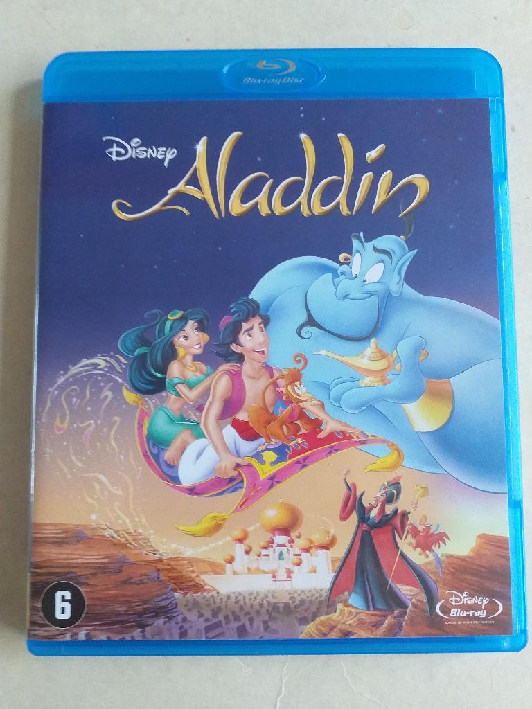 Aladdin Bluray, Ophalen of Verzenden, Zo goed als nieuw, Tekenfilms en Animatie