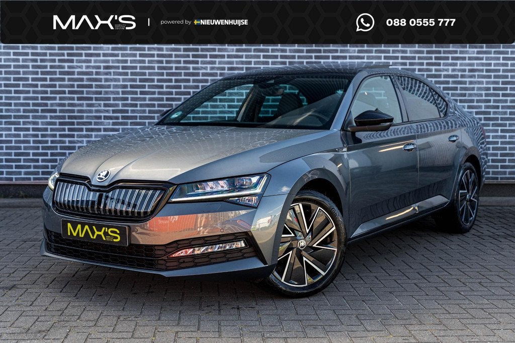 Skoda Superb 1.4 TSI iV Sportline Business | Plug-in Hybrid, Auto's, Gebruikt, 4 cilinders, 1650 kg, Alcantara