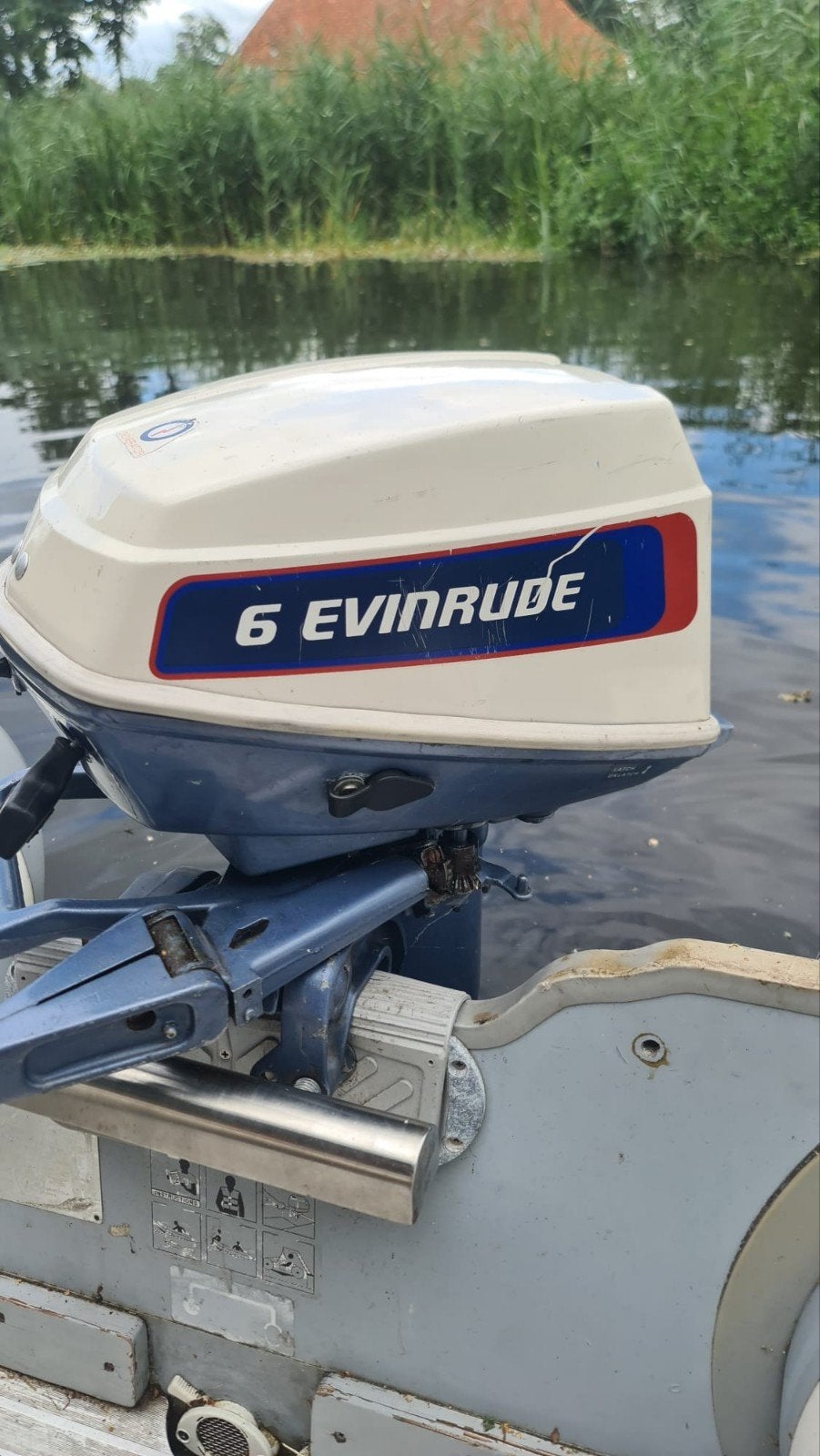 Evinrude 6pk buitenboordmotor, Ophalen, Gebruikt, Motor en Techniek, Motorboot
