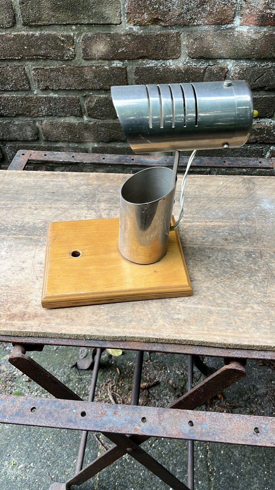 Vintage bureaulamp/tafellamp - industrieel design, Antiek en Kunst, Ophalen