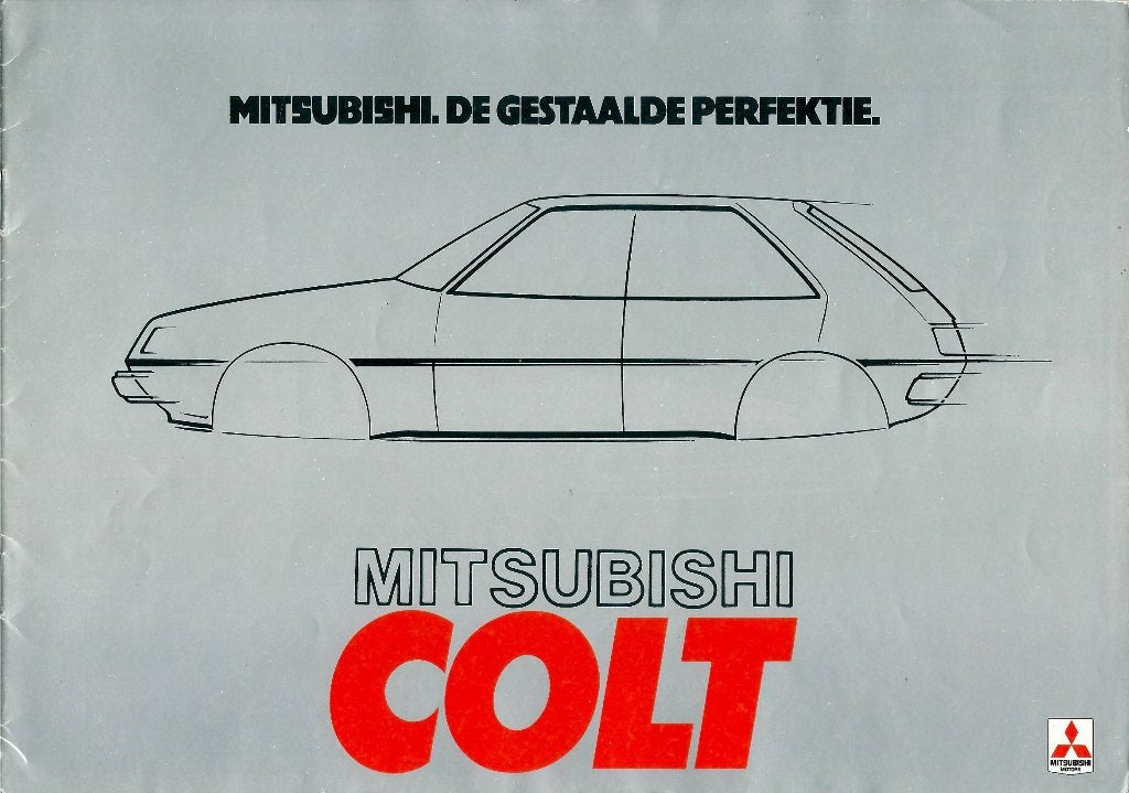 Folder Mitsubishi Colt 1979, Ophalen of Verzenden, Gelezen, Mitsubishi