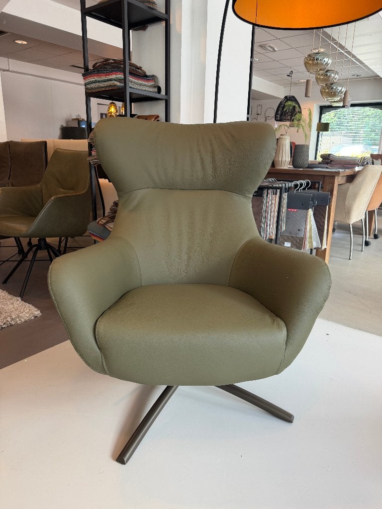 Bree's New World Fauteuil Leyla | Woonloods Dongen, Huis en Inrichting, Fauteuils, Ophalen, Nieuw, 50 tot 75 cm, Leer