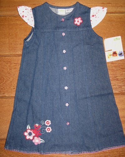Denim Elmo jurk maat 110 / Size 5T NIEUW (10677), Meisje, Nieuw, Ophalen of Verzenden, Jurk of Rok