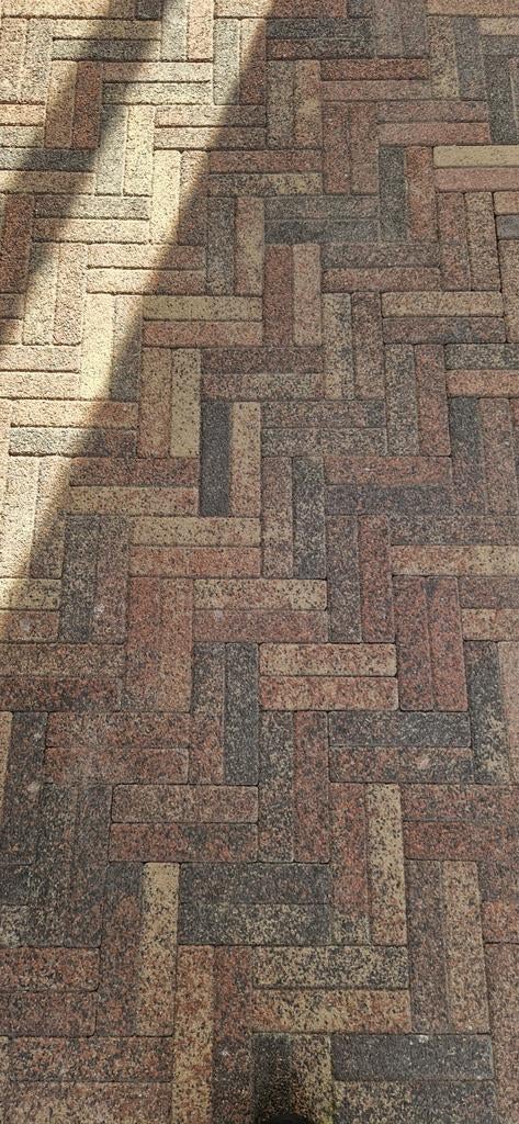 Gratis Betonklinkers., Tuin en Terras, Ophalen, Gebruikt, Beton, Klinkers