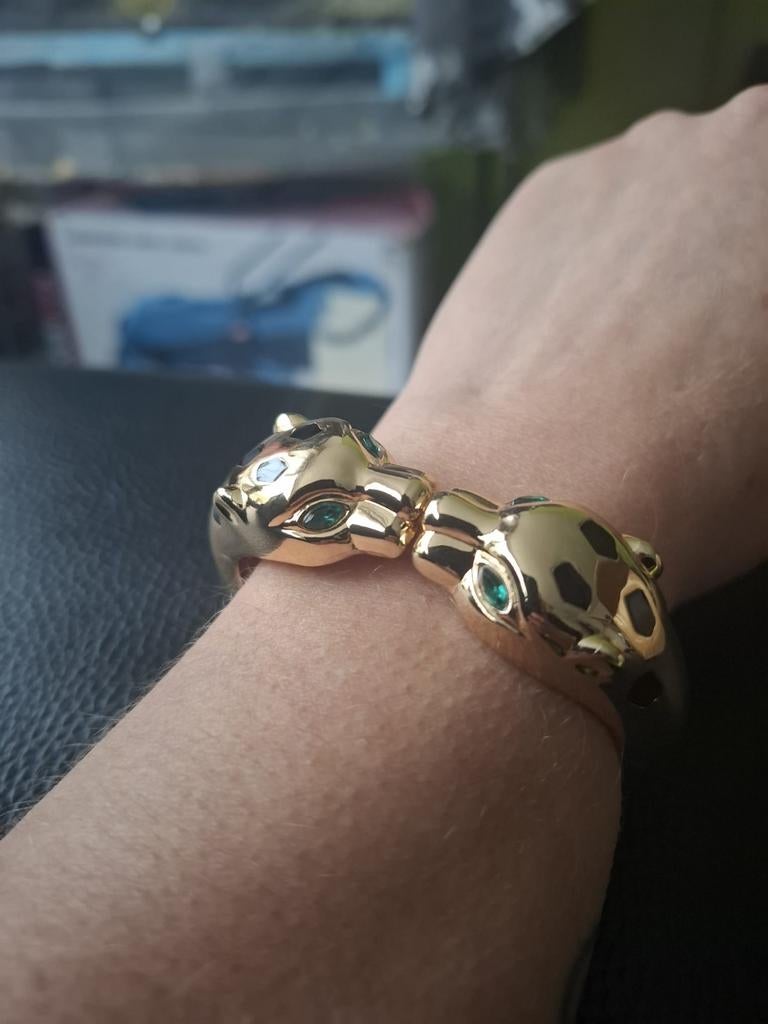 Cartier panthere klap armband, Ophalen of Verzenden, Nieuw, Goud, Staal